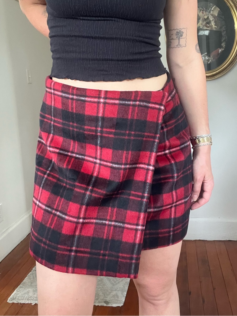 Gap Plaid Mini Skirt